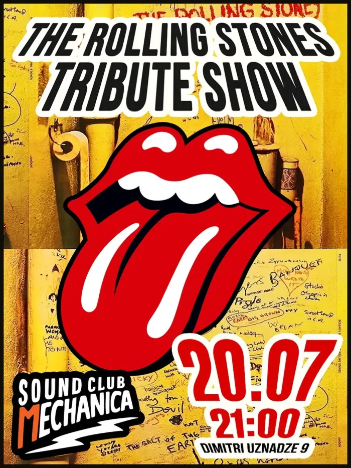 THE ROLLING STONES TRIBUTE SHOW Mechanica sound club 9 Dimitri Uznadze St, Tbilisi, Georgia