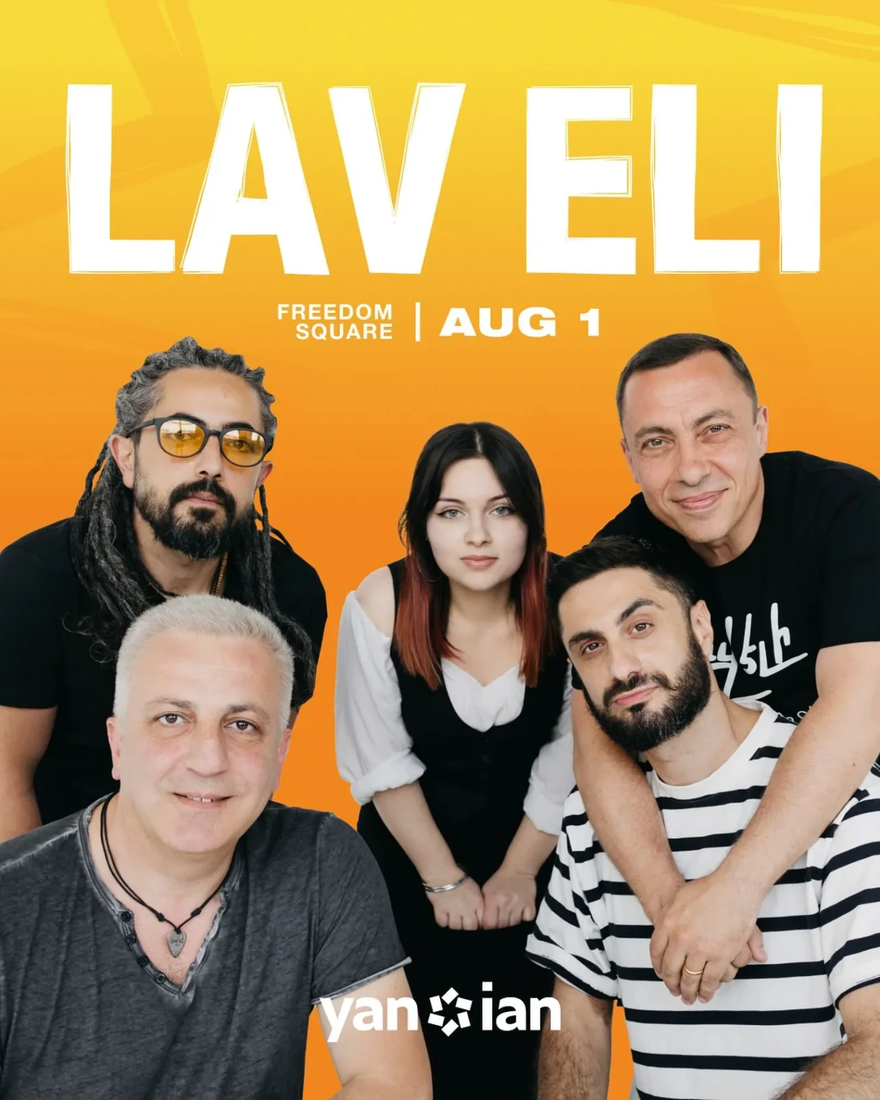 Lav Eli is performing live at Yanian Festival! Freedom Square Yerevan
