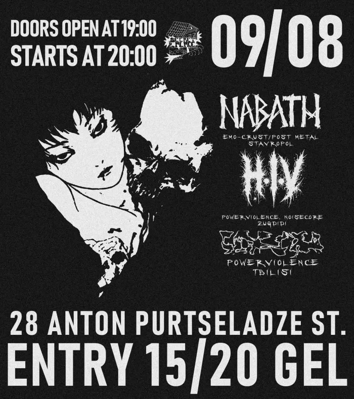 NABATH | H.I.V. | UGROZA Secret Place 28 Anton Purtseladze St, Tbilisi, Georgia