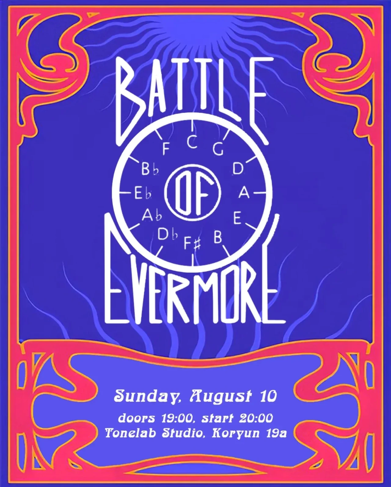 Battle of Evermore  tribute concert ToneLab Studio 19a Koryun St, Yerevan