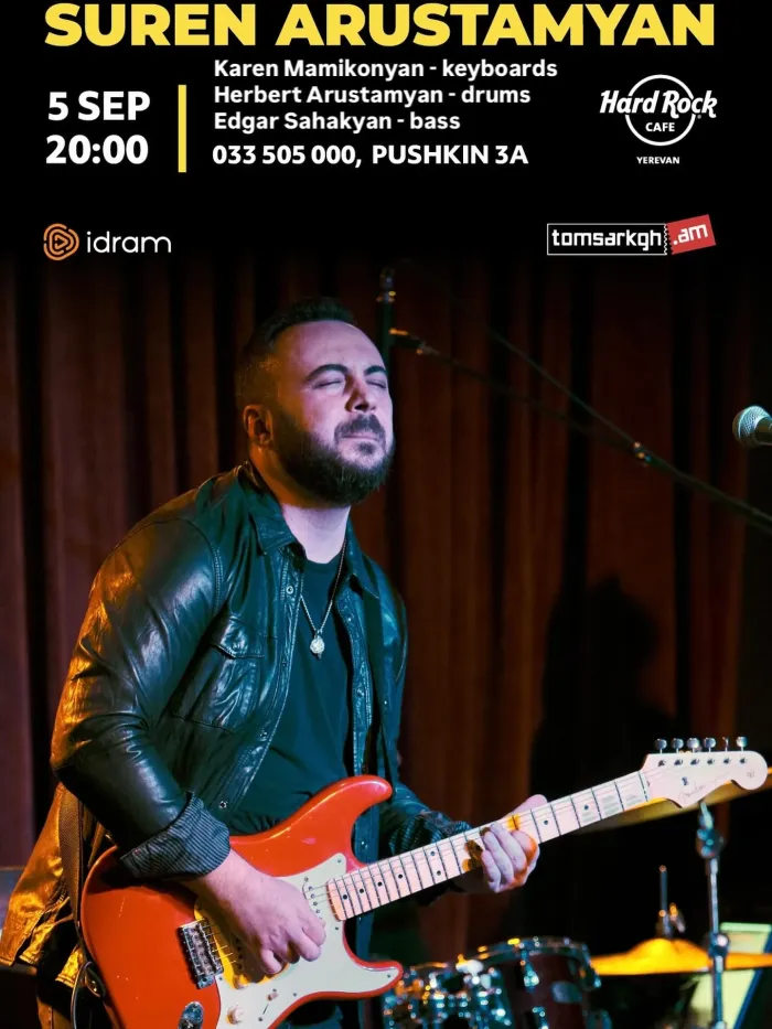 Suren Arustamyan Hard Rock Cafe 3a Pushkin St, Yerevan