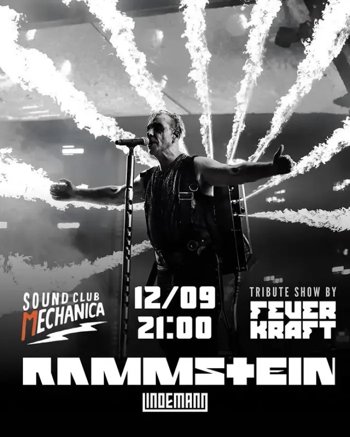 RAMMSTEIN TRIBUTE SHOW Mechanica sound club 9 Dimitri Uznadze St, Tbilisi, Georgia