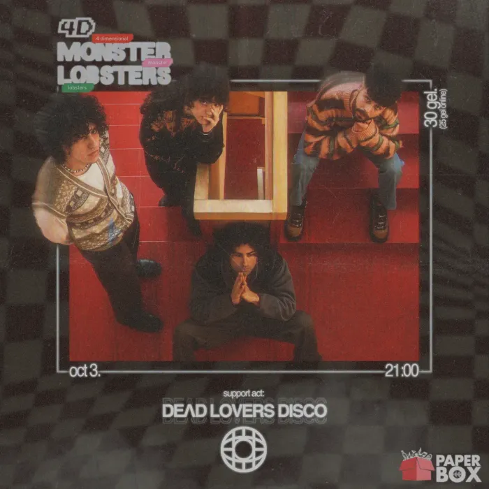 4D Monster Lobsters | Dead Lovers' Disco Paper Box Bar / ფეიფერ ბოქს ბარი 2 Aleqsandre Diuma St, Tbilisi