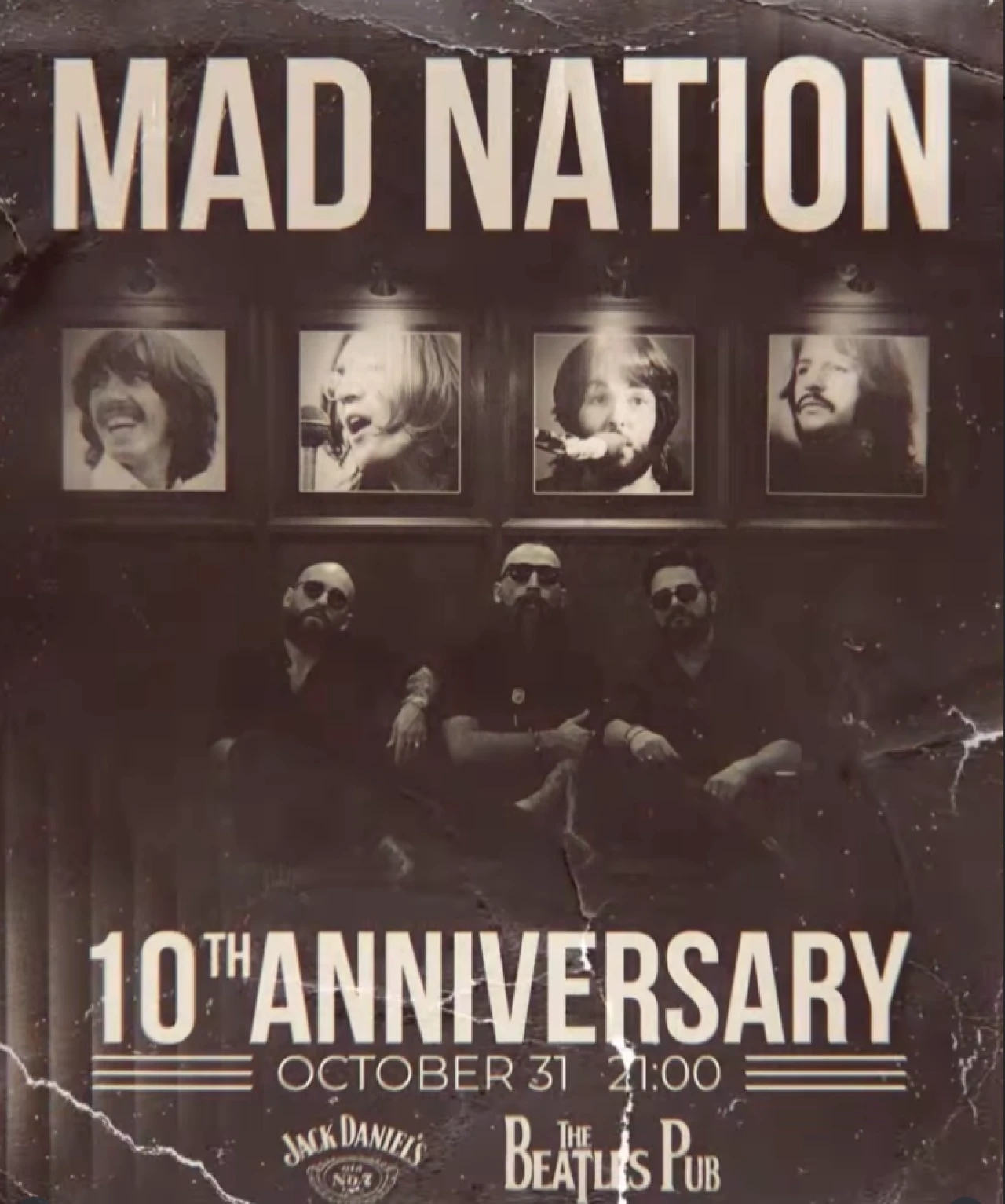 Mad Nation 10th anniversary Beatles Pub Yerevan 60 Pushkin St, Yerevan