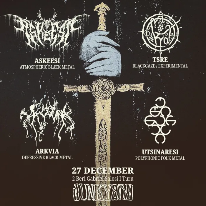 Askeesi, TSRE, 𝐔𝐭𝐬'𝐢𝐧𝐚𝐫𝐞𝐬𝐢 , ArkviA Junkyard Club 2 Beri Gabriel Salosi I Turn, Tbilisi 0113, Georgia