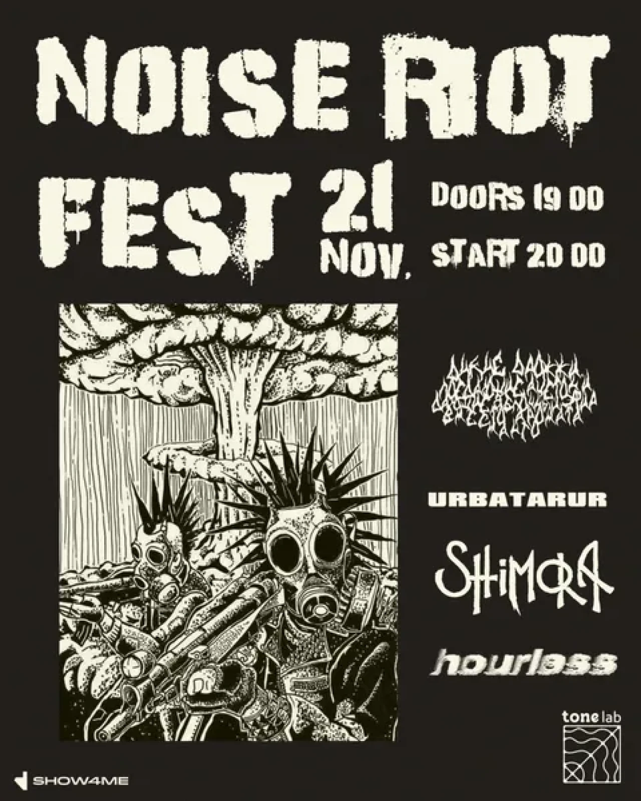 Noise riot fest ToneLab Studio 19a Koryun St, Yerevan
