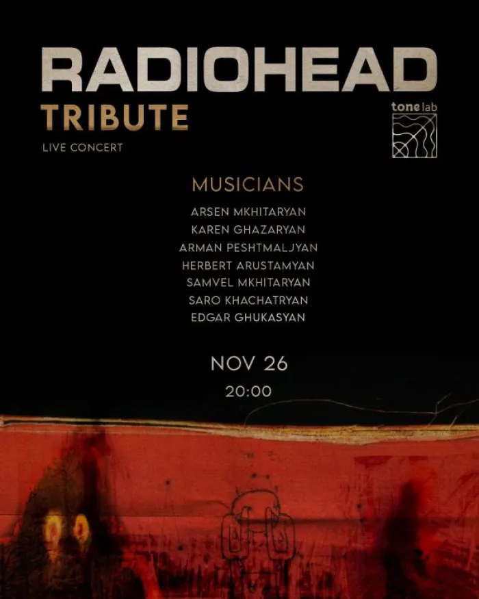 Radiohead Tribute ToneLab Studio 19a Koryun St, Yerevan