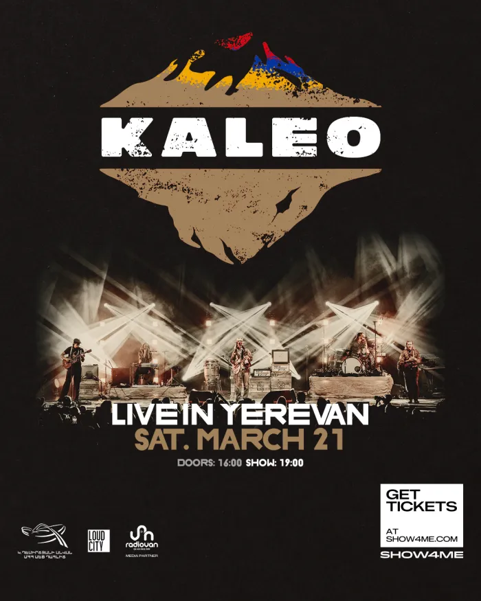 KALEO - Live in Yerevan Sport/Concert Complex after Karen Demirtchian Tsitsernakaberdi zbosaygi 1, Yerevan